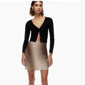 Aritzia Babaton Slip mini skirt